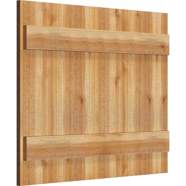 Joined Board-n-Batten Shutters, Rough Sawn Western Red Cedar, 32 1/4W X 26H